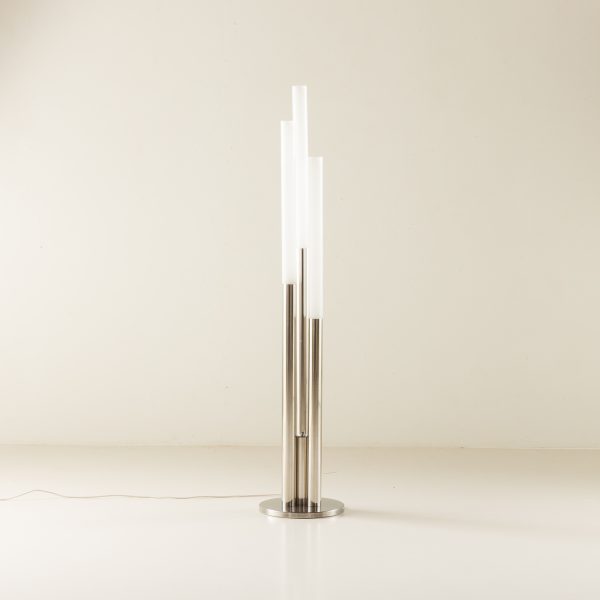 Włoska lampa podłogowa vintage z połowy wieku