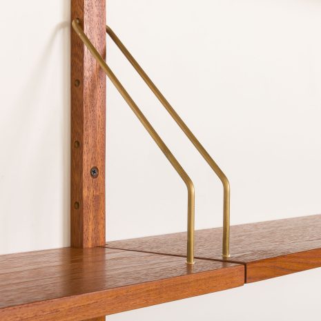 25179 Dansih mid century teak shelving unit, set of 6 shelves, 1970s-6 25179 Dansih mid century teak shelving unit, set of 6 shelves, 1970s-6