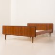 24436 Vintage Dansish teak double bed, 1960s-11