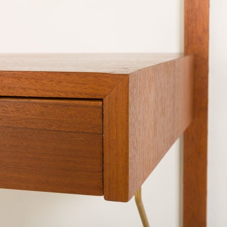 25128 Poul Cadovius one bay teak wall unit-13 25128 Poul Cadovius one bay teak wall unit-13
