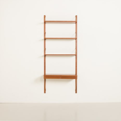 25128 Poul Cadovius one bay teak wall unit-5 25128 Poul Cadovius one bay teak wall unit-5