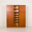 25138 Rare Danish mid century extra large teak wardrobe, 1970s-2