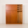 25138 Rare Danish mid century extra large teak wardrobe, 1970s-3