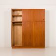 25138 Rare Danish mid century extra large teak wardrobe, 1970s-4