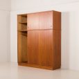 25138 Rare Danish mid century extra large teak wardrobe, 1970s-5
