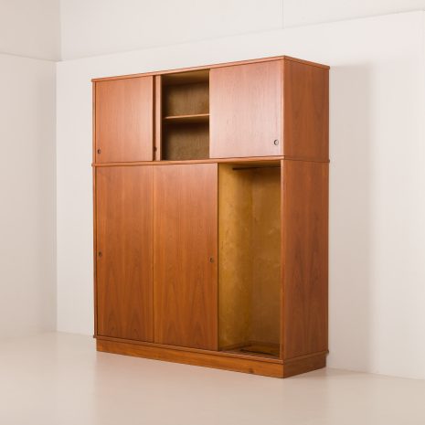 25138 Rare Danish mid century extra large teak wardrobe, 1970s-6 25138 Rare Danish mid century extra large teak wardrobe, 1970s-6