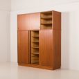 25138 Rare Danish mid century extra large teak wardrobe, 1970s-7
