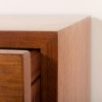 25184 Kredens z drewna tekowego Ib Kofod-Larsen model FA66 dla Faarup Møbelfabrik, Dania, lata 60. XX wieku