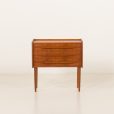 25185 Small Danish teak chest of drawers or a night stand, 1960s-5
