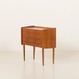25185 Small Danish teak chest of drawers or a night stand, 1960s-7
