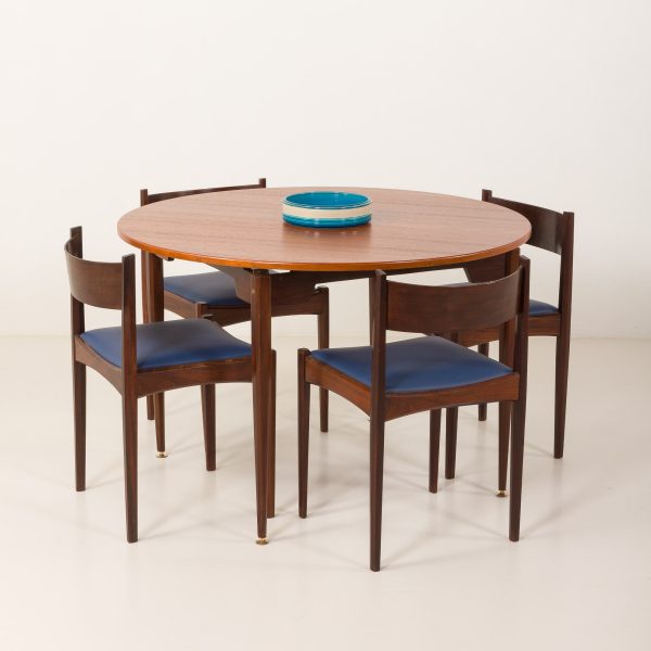 Włoski vintage stół do jadalni z połowy XX wieku