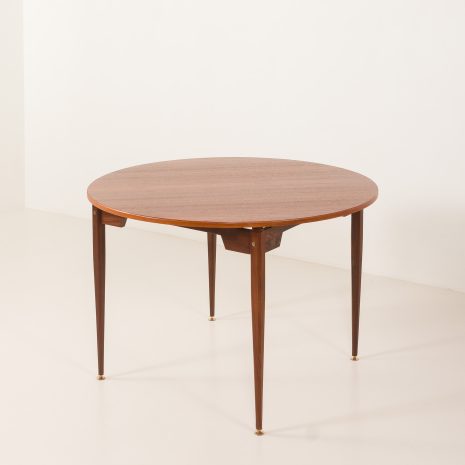 25191 Włoski stół do jadalni z połowy wieku z drewna tekowego, lata 1960-11 25191 Włoski stół do jadalni z połowy wieku z drewna tekowego, lata 1960-11
