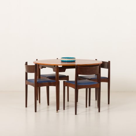 25191 Włoski stół do jadalni z połowy wieku z drewna tekowego, lata 1960-2 25191 Włoski stół do jadalni z połowy wieku z drewna tekowego, lata 1960-2