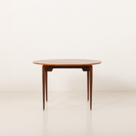 25191 Włoski stół do jadalni z połowy wieku z drewna tekowego, lata 1960-3 25191 Włoski stół do jadalni z połowy wieku z drewna tekowego, lata 1960-3