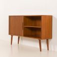 25195 Danish mid century teak sideboard with tambour door, 1970s-10