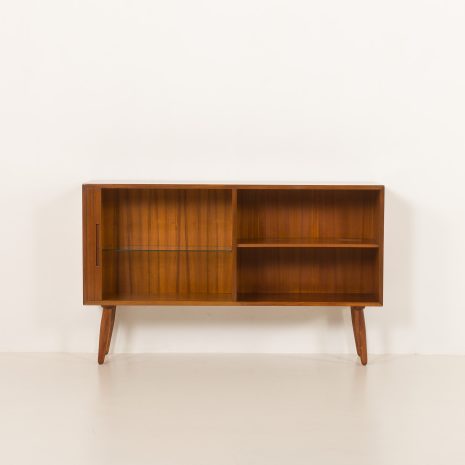 25195 Danish mid century teak sideboard with tambour door, 1970s-5 25195 Danish mid century teak sideboard with tambour door, 1970s-5