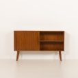 25195 Danish mid century teak sideboard with tambour door, 1970s-6