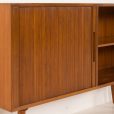 25195 Danish mid century teak sideboard with tambour door, 1970s-8