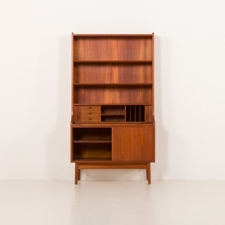 25199 Johannes Sorth teak bookcase for Nexo Mobelfabrik, Bornholm, Denmark 1960s-10 25199 Johannes Sorth teak bookcase for Nexo Mobelfabrik, Bornholm, Denmark 1960s-10