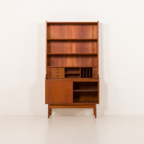 25199 Johannes Sorth teak bookcase for Nexo Mobelfabrik, Bornholm, Denmark 1960s-11 25199 Johannes Sorth teak bookcase for Nexo Mobelfabrik, Bornholm, Denmark 1960s-11