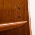25199 Johannes Sorth teak bookcase for Nexo Mobelfabrik, Bornholm, Denmark 1960s-17