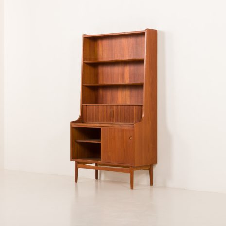 25199 Johannes Sorth teak bookcase for Nexo Mobelfabrik, Bornholm, Denmark 1960s-7 25199 Johannes Sorth teak bookcase for Nexo Mobelfabrik, Bornholm, Denmark 1960s-7