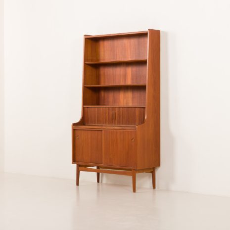 25199 Johannes Sorth teak bookcase for Nexo Mobelfabrik, Bornholm, Denmark 1960s-8 25199 Johannes Sorth teak bookcase for Nexo Mobelfabrik, Bornholm, Denmark 1960s-8