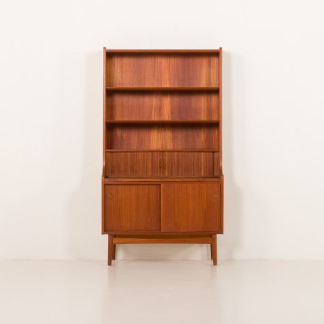 25199 Johannes Sorth teak bookcase for Nexo Mobelfabrik, Bornholm, Denmark 1960s-9 25199 Johannes Sorth teak bookcase for Nexo Mobelfabrik, Bornholm, Denmark 1960s-9