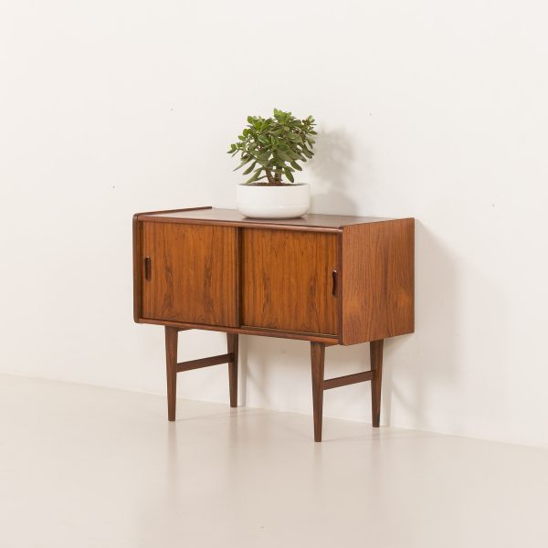 Scandinavian mid century cabinet , small sideboard, Denmark 1960s