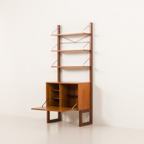 25223 Poul Cadovius one bay walut Wall unit-4 25223 Poul Cadovius one bay walut Wall unit-4