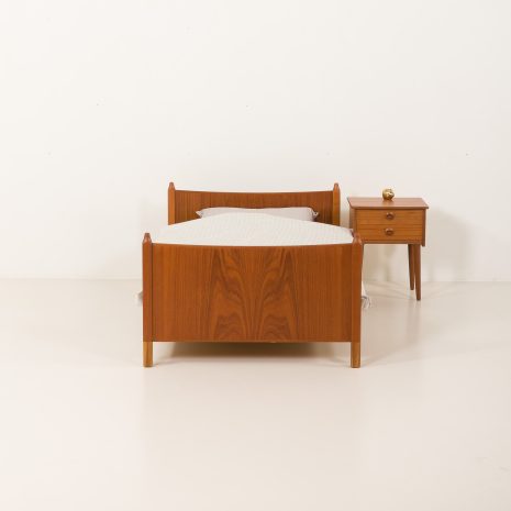 25110 Vintage child teak bed, Denmark, 1960s-2 25110 Vintage child teak bed, Denmark, 1960s-2