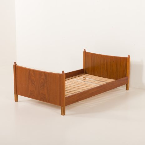 25110 Vintage child teak bed, Denmark, 1960s-4 25110 Vintage child teak bed, Denmark, 1960s-4