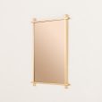 25163 Italian mid century brass mirror in the style of Willy Rizzo, 1970s-2