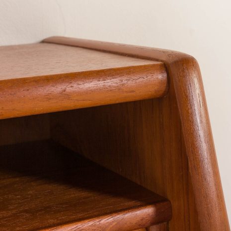 25175 Danish teak mid century modern secretaire cabinet with a desk and vanity, 1960s-20 25175 Danish teak mid century modern secretaire cabinet with a desk and vanity, 1960s-20