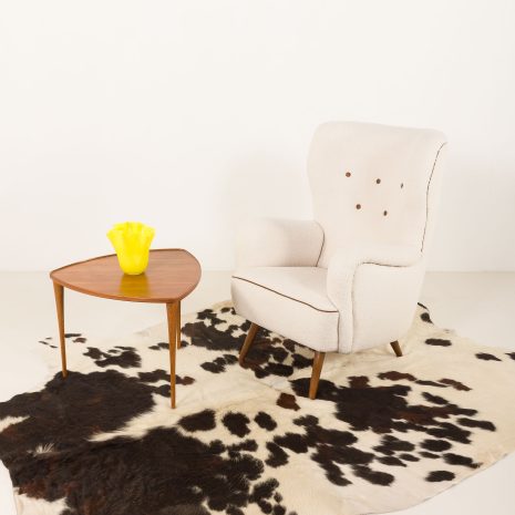 Hochlehniger Vintage-Sessel im Stil von Flemming Lassen, Dänemark 1960er Jahre