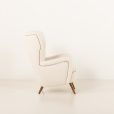 25183 High back vintage lounge chair in the style of Flemming Lassen, Denmark 1960s-5