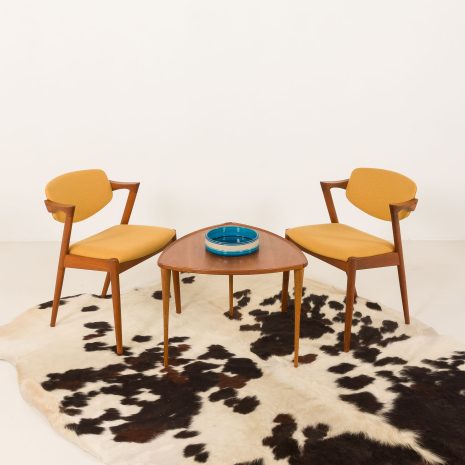 25193 Chaises Kai Kristiansen modèle 42 en teck, ensemble de 2, Denamrk 1960s-1 25193 Chaises Kai Kristiansen modèle 42 en teck, ensemble de 2, Denamrk 1960s-1