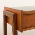 25201 Para stolików nocnych w stylu Arne Voddera, szafki nocne z drewna tekowego, Dania 1960-11