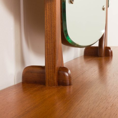 25211 Scandinavian mid century teak dressing table with adjustable mirrors, Norway 1960s-11 25211 Scandinavian mid century teak dressing table with adjustable mirrors, Norway 1960s-11