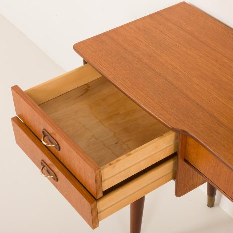 25211 Scandinavian mid century teak dressing table with adjustable mirrors, Norway 1960s-20 25211 Scandinavian mid century teak dressing table with adjustable mirrors, Norway 1960s-20