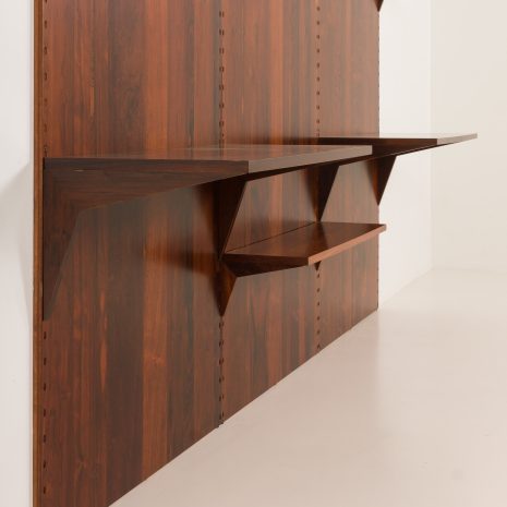 25220 Poul Cadovius threebay rosewood Wall unit-10 25220 Poul Cadovius threebay rosewood Wall unit-10
