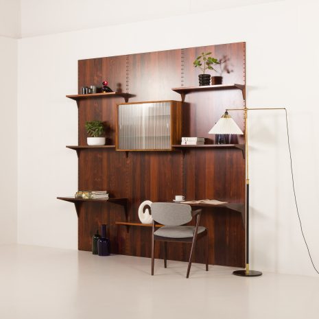 Poul Cadovius Palisander-Hängeschrank auf Paneelen für Cado, Dänemark 1960er Jahre