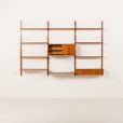 25231 GLMOBLE 3 bay teak Wall unit-7