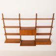 25231 GLMOBLE 3 bay teak Wall unit-9