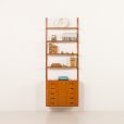 25232 preben style one bay teak Wall unit-1