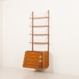 25232 preben style one bay teak Wall unit-4