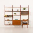 25233 preben 3bay teak Wall unit -1