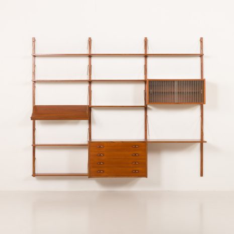 25233 preben 3bay teak Wall unit -7 25233 preben 3bay teak Wall unit -7