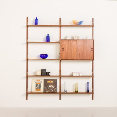 25235 5cm 2bay teak Wall unit-1 25235 5cm 2bay teak Wall unit-1