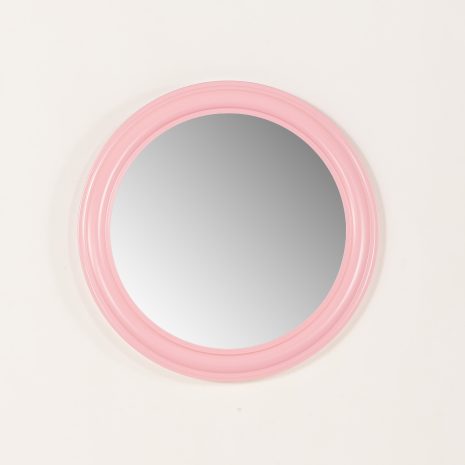 Italienischer postmoderner Spiegel von PI Glass, 1980er Jahre